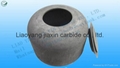 C/C composite material crucible and guide shell 