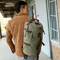 Canvas Bag with Nice Design Prevelant Rucksack Double Shoulders Duffel Bag Backp 3