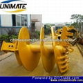 double start double flight auger drilling bucket 4