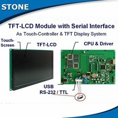 stone hd tft lcd module for vending machine control board with colourful touch s
