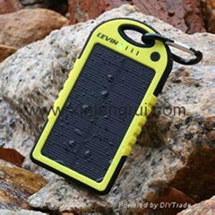 Portable waterproof solar power bank