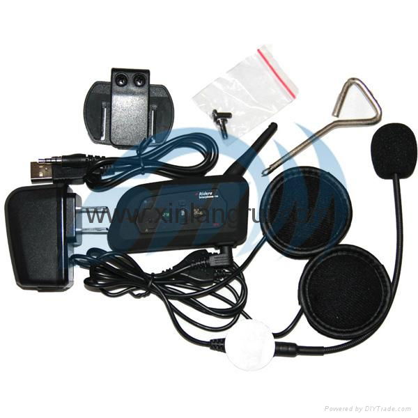 Wireless bt interphone bluetooth motorcycle helmet intercom  3