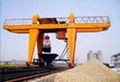 Boxed and Trussed Type Double Girder Gantry Crane Concrete Lifting Machine 