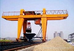 Boxed and Trussed Type Double Girder Gantry Crane Concrete Lifting Machine 