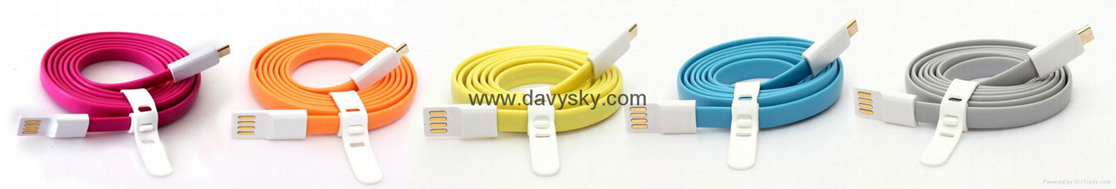 Charging Data Sync Cable, Micro To USB, Length 1,200 MM