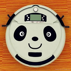 cute panda mini robotic vacuum cleaner