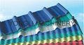 PVC corrugated roofing tile machine for