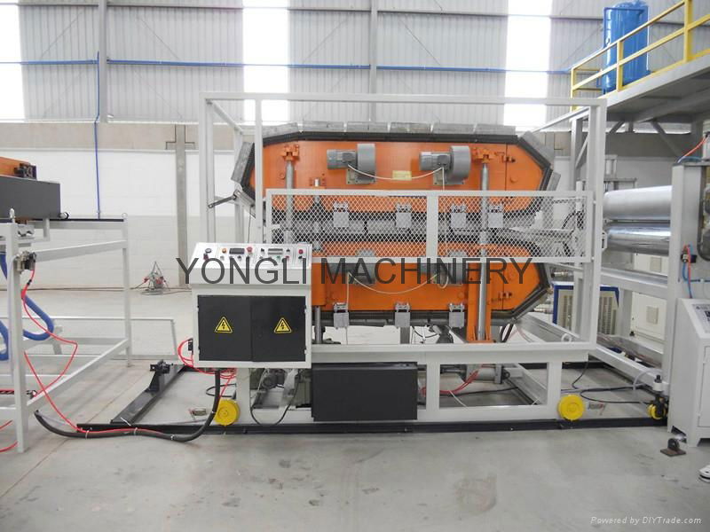 ASA+PVC composite glazed tiles making machine