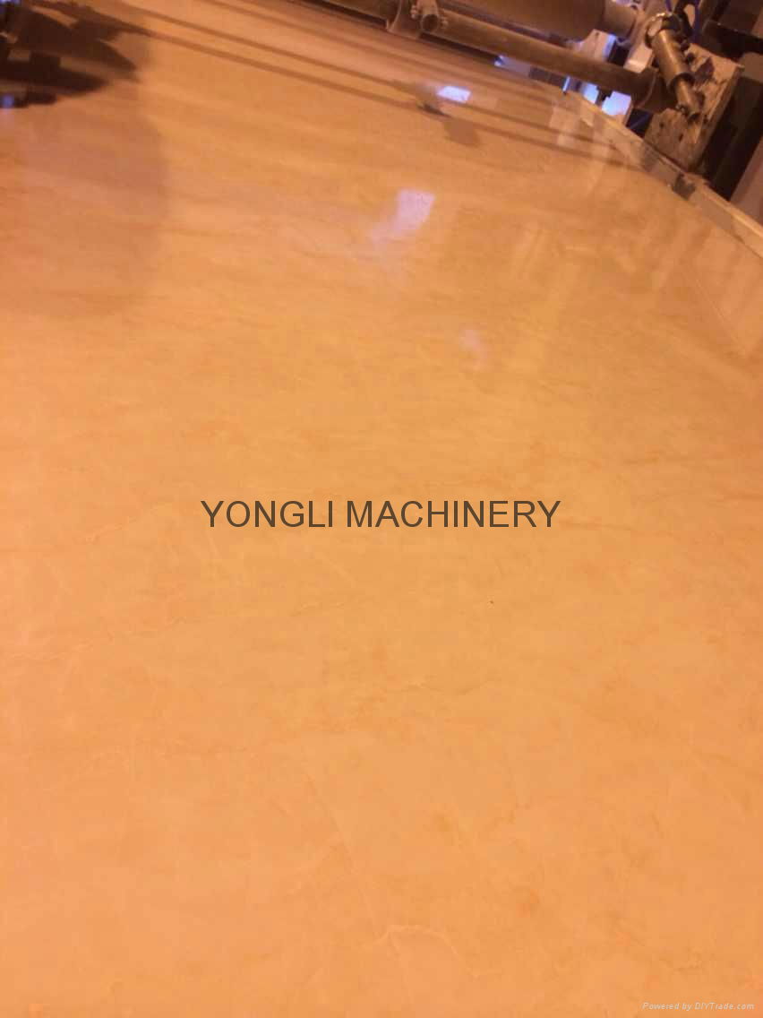 pvc marble sheet machine