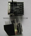 5555153-1 TE Connector PCB Mounted Jacks - Single Port, Multi-port and Stacked