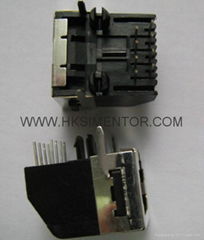 5555153-1 TE Connector PCB Mounted Jacks - Single Port, Multi-port and Stacked