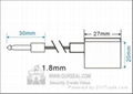 OS6605,Security seals cable seals cheapest hexagonal cable seals 2