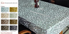 RNPT brushed metallic table cloth PW151