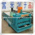 Glazed Galvanized Metal Door Frame Roll Forming Machine 1