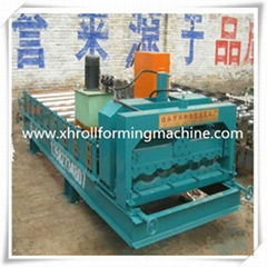 Glazed Galvanized Metal Door Frame Roll Forming Machine