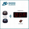 Fast Food Restaurant Table Order System Display Receiver and Call Button