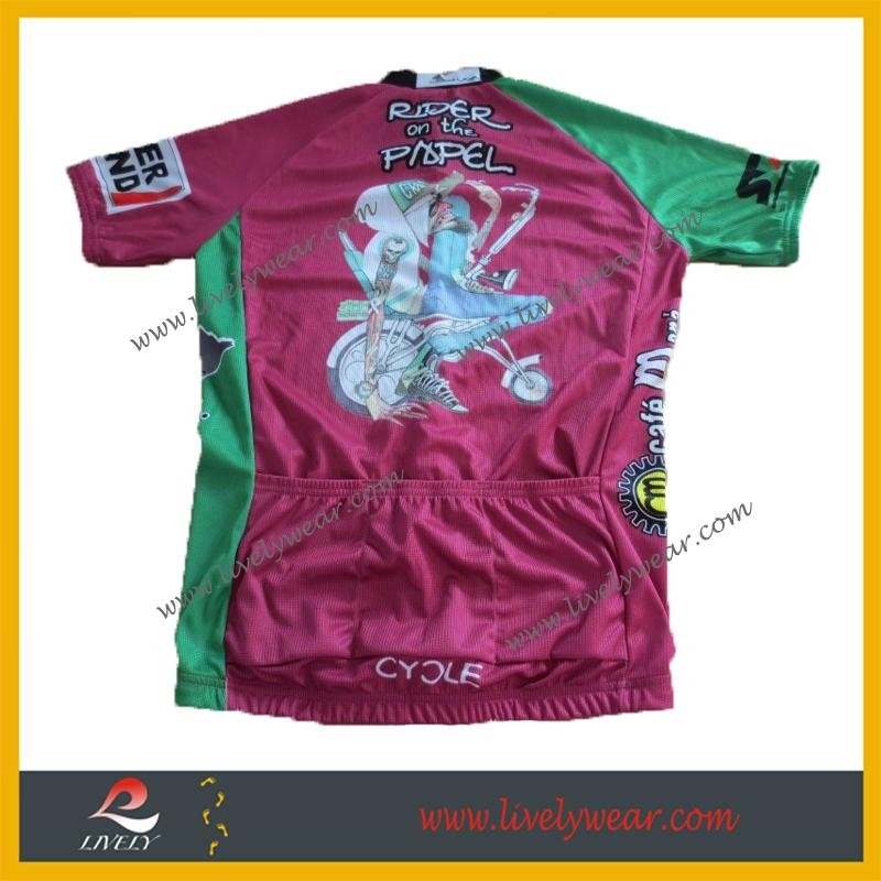 100% Polyester Custom Cycling Shirt Cheap Cycling Jersey 2