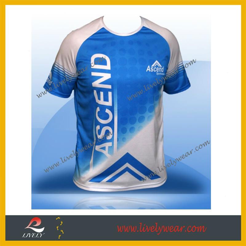 100% Polyester Full Sublimation Printing Custom-made T-shirt