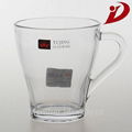 wholesale glass mini tea cup with fashion design 3