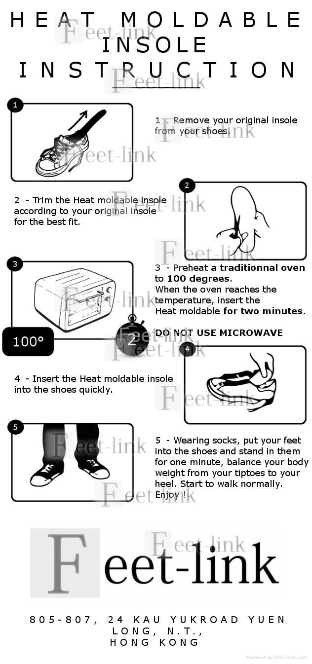 Heat Moldable Insole 5