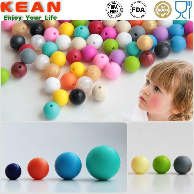 China Manufacturer Latest Designed Silicone Teething Necklace for Babies 5