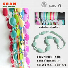 Baby teething necklace/Silicone Teething Necklace For baby