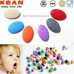 BPA Free Food Grade food grade silicone beads for diy