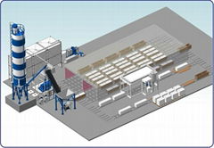 Polystyrene concrete automated