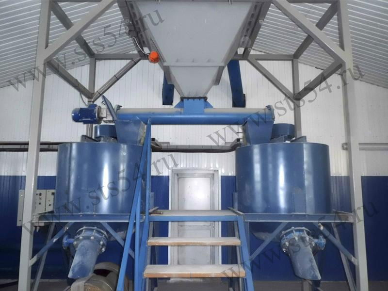 Aerated concrete mixer machine 