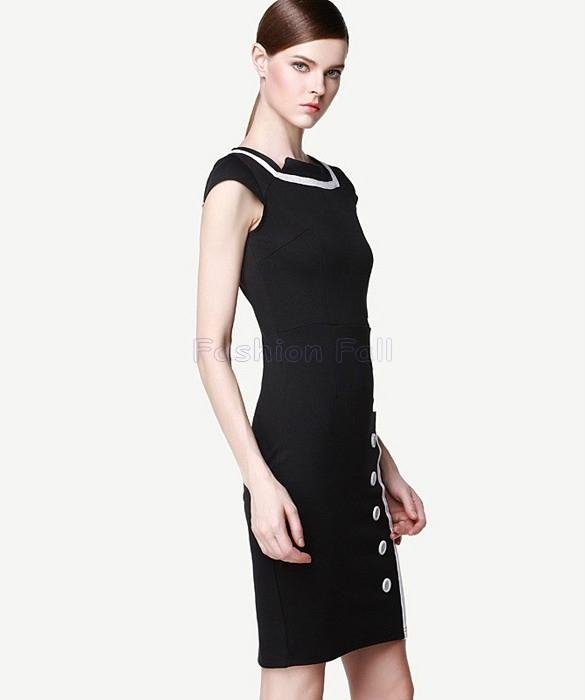 New Women Summer Dress 2014 Rockabilly Plus Size Formal Women Work Wear Vintage  4