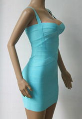 Women candy Spaghetti Strap Bandage Dress Lady Mini Dress prom club wear Summer 