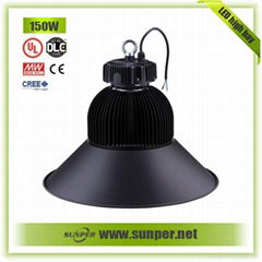 UL DLC listed 150w led high bay light/led industrial light