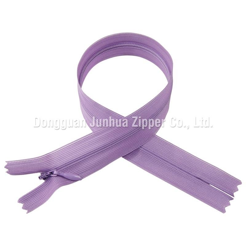 3# Sepecial Tape Drop Puller Invisible Nylon Zipper