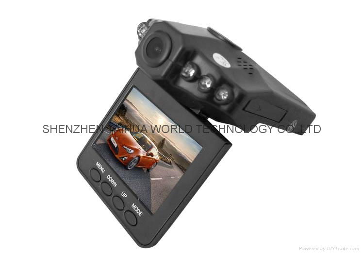  Cheapest car camera H198 dvr black box recorder for car with 6 pcs IR lights 4