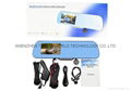 DUAL LENS camera X6 car rearview mirror dvr camera with 4.3'' TFT LCD Display 8