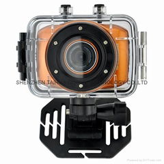 Helmet Sports DV F5 Waterproof Action sport camera with 2.0'' HD display