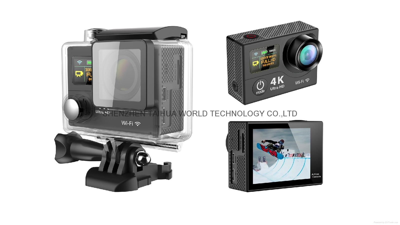 HOT video camera underwater hd H3 WIFI 4K action camera sports camera 5