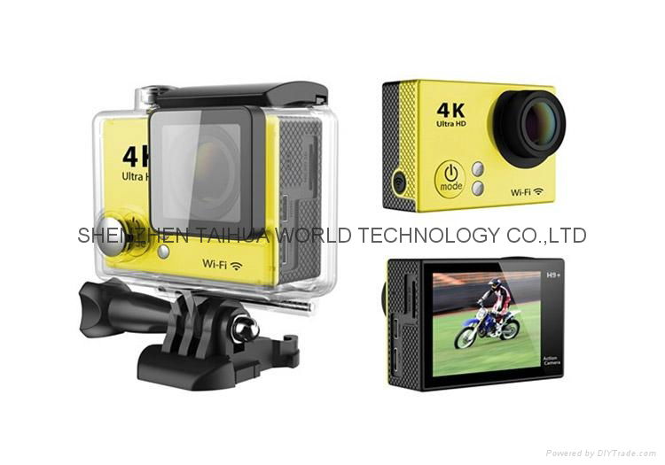 HOT H9 PIUS WiFi 4K HD Sport Action Camera with 30m waterproof camera case 4