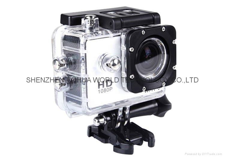 Waterproof WIFI sport action camera SJ4000 with 12.0M full hd 1080p mini camera  2