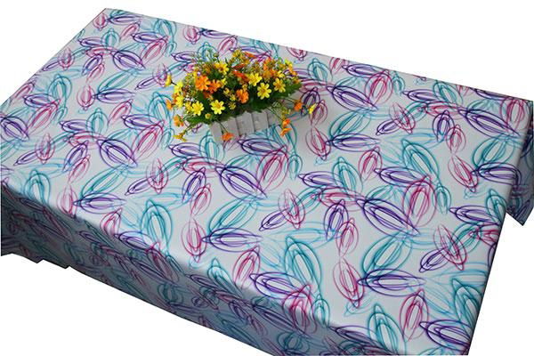 Floral Printed Fabric Table Cover 4