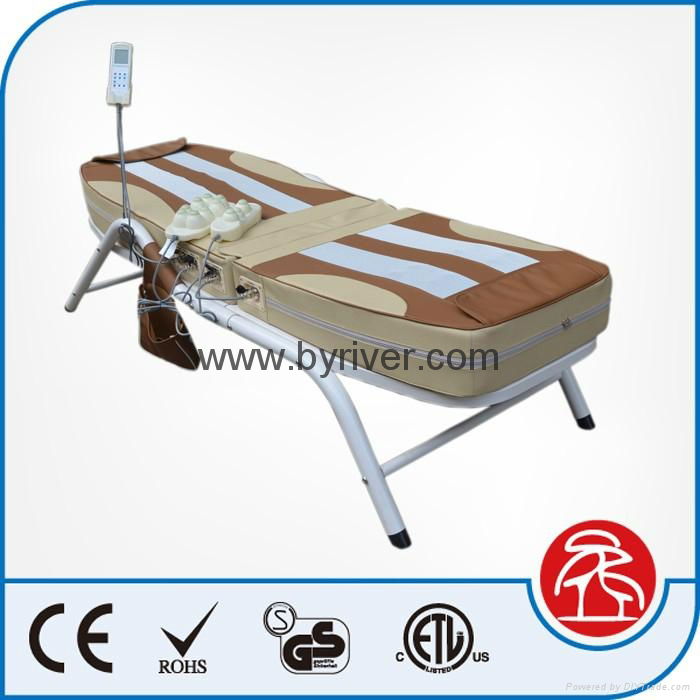 Iron Metal Frame Full Body Thermal Heated Massage Bed 