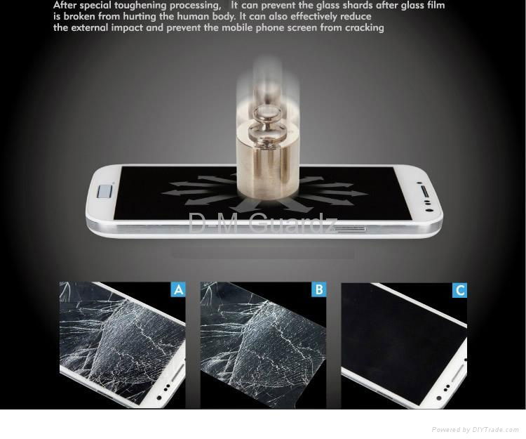 9H hardness 2.5D round edge tempered glass screen protector for iphone6&iphone6  5