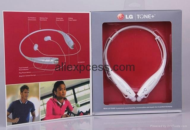 LG Tone 730  Wireless Bluetooth Handfree Sport Stereo Headset Headphone 5