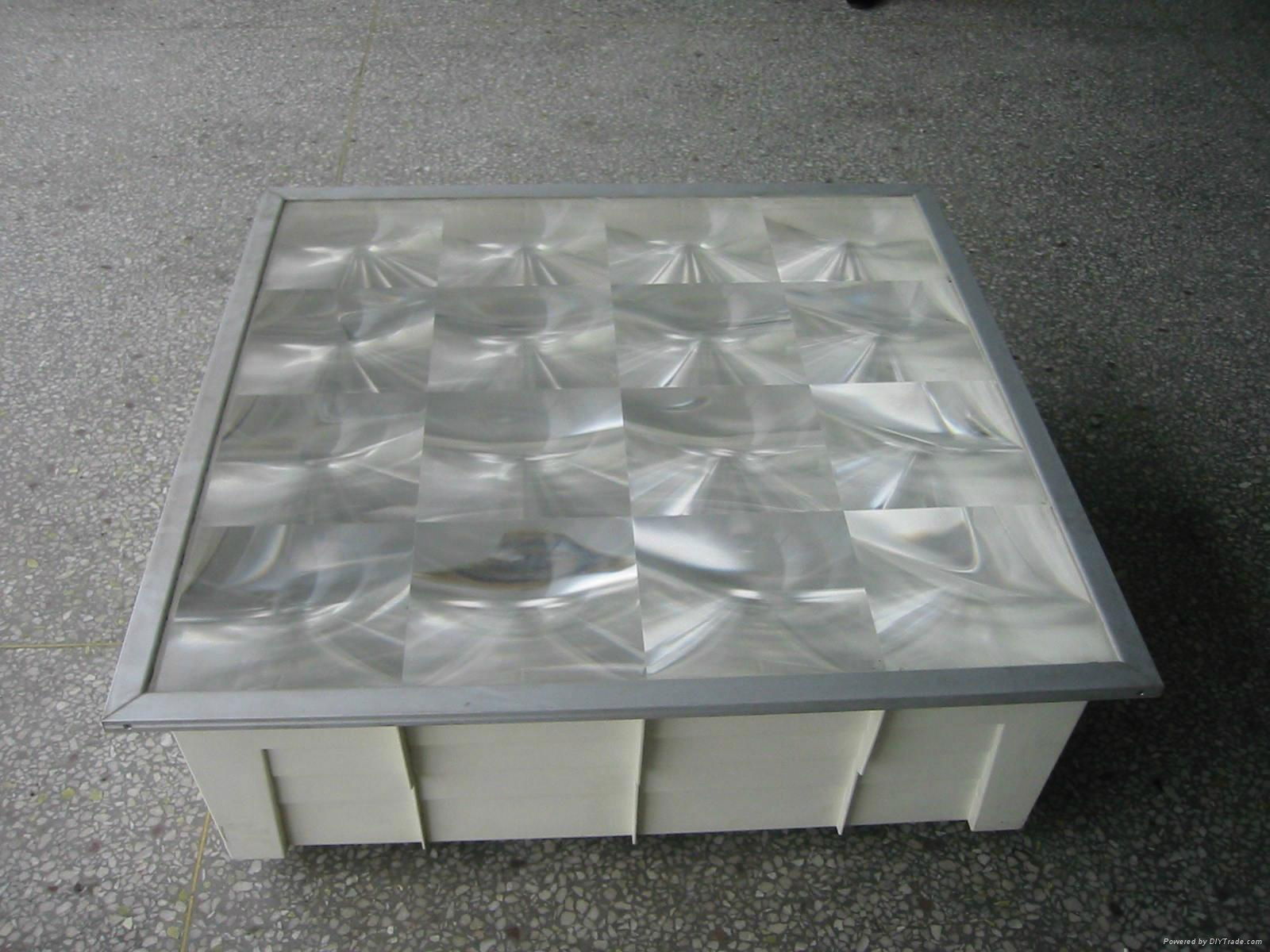 Glass-silicon materials Fresnel condenser lens 2