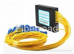 Networks Gpon Onu PLC splitter ABS Module For FTTH Project SC / APC