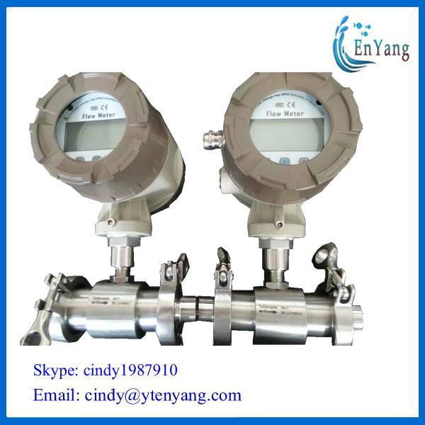 4-20mA signal output turbine flow meter, digital flow meter 2