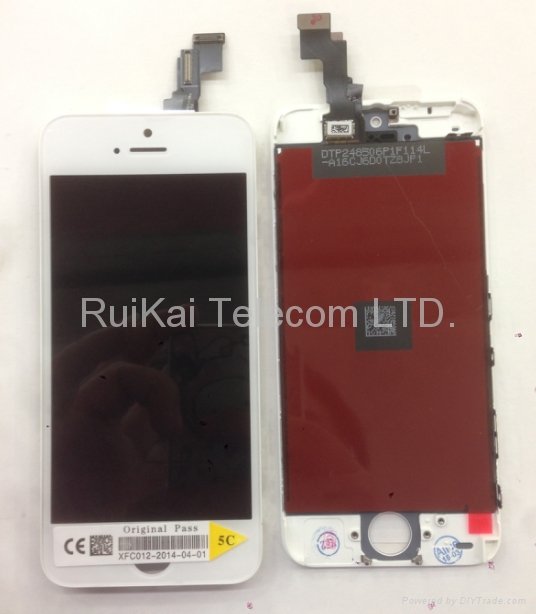 iPhone 5c LCD Touch Screen Digitizer Assembly Complete  2