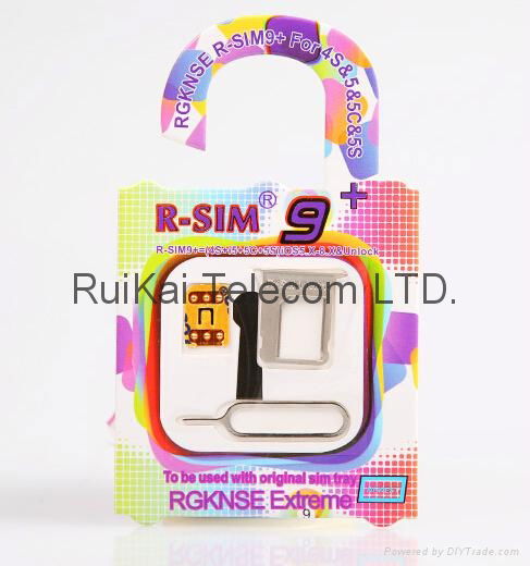 R-SIM 9+ nano cloud Unlock Card -universally compatible 4S/5/5C/5S