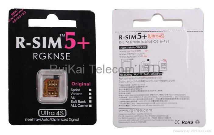 R-SIM 5+ Unlock Sim Card for 4S (IOS 7.0)