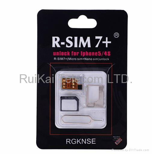 R-SIM 7 & R-SIM 7+ Unlock Sim Card for iPhone4S and iPhone5 (R-SIM 7+) 3
